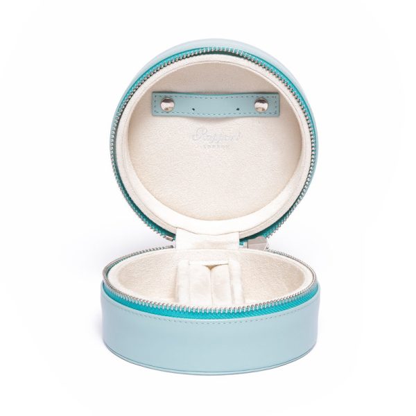 Travel Jewellery Case in Aquamarine