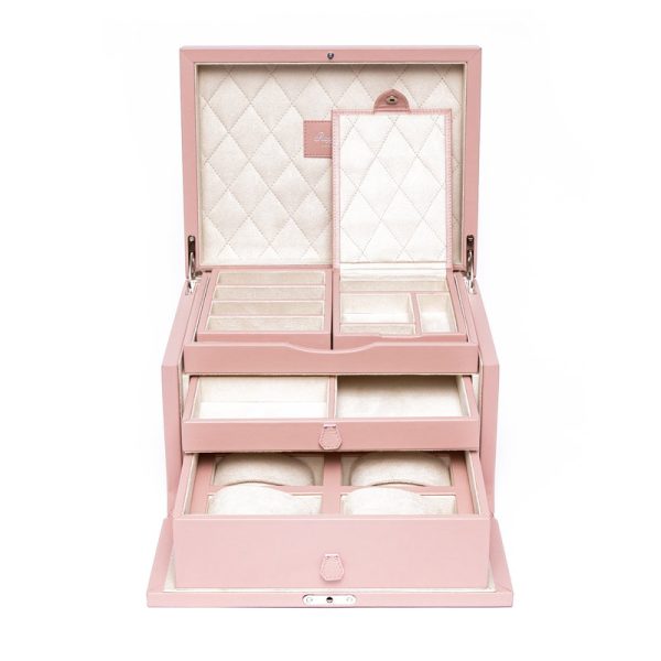 Aura Jewellery Box in Blush