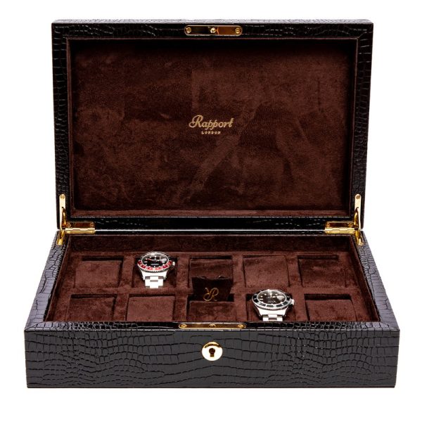 Brompton Brown Ten Watch Box