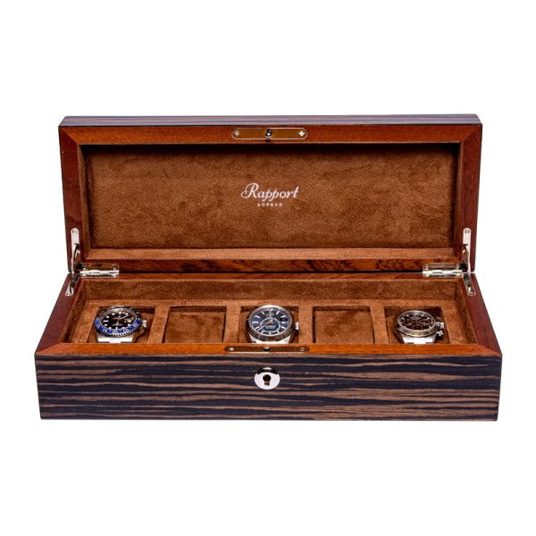 Heritage Macassar Five Watch Box