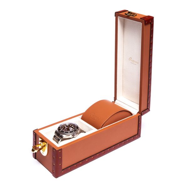 Kensington Brown Two Watch Box