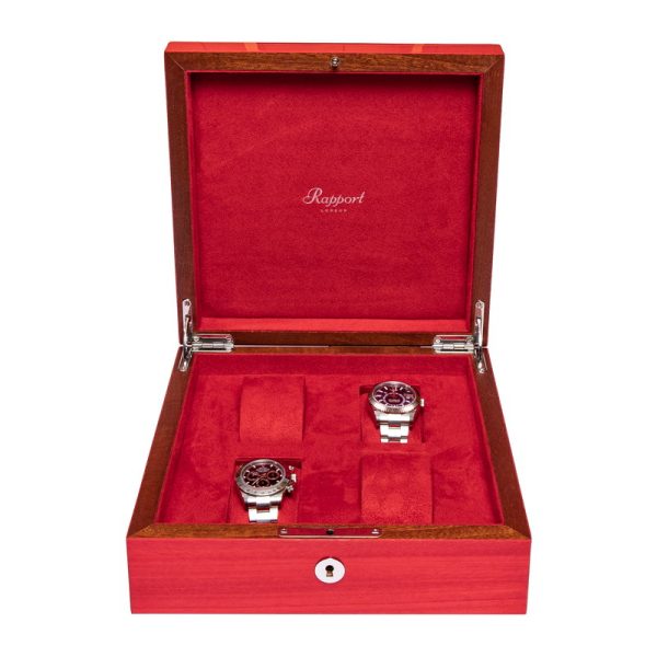 Heritage Red Four Watch Box
