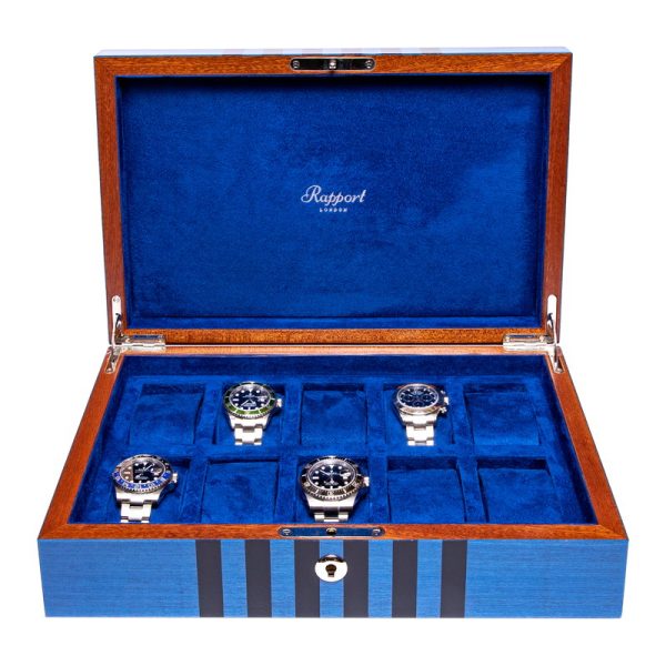 Labyrinth Blue Ten Watch Box