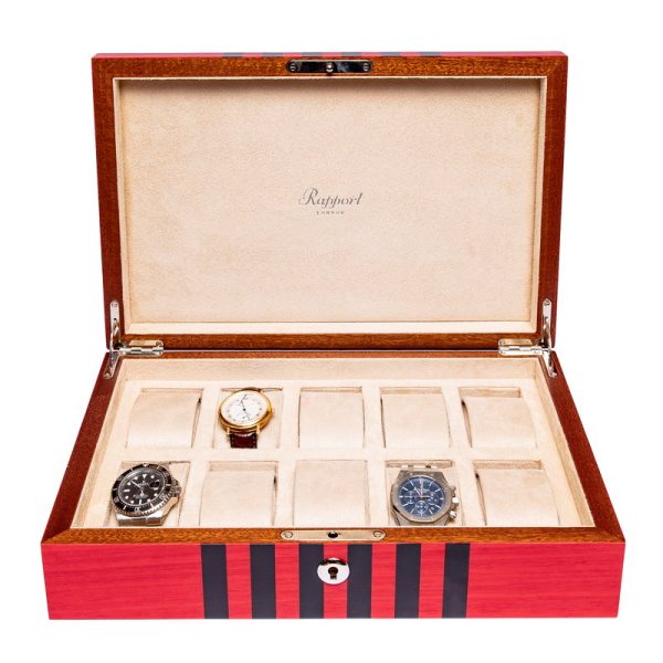 Labyrinth Red Ten Watch Box