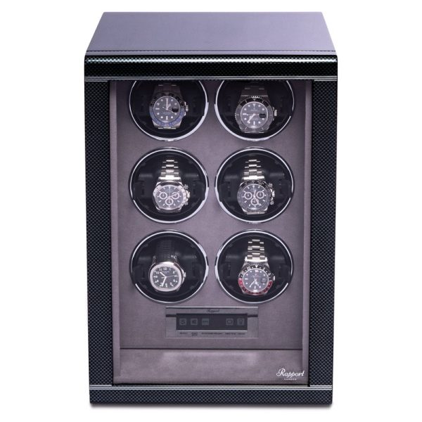 Formula Six Watch Winder in Carbon Fibre