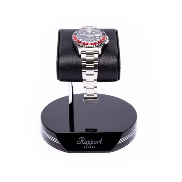 Black and Silver Watch Stand